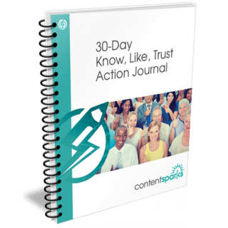 30-Day Know, Like, Trust PLR Action Journal