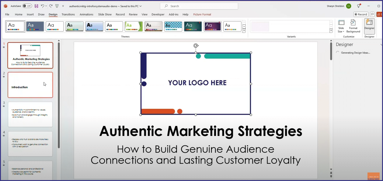 1_SlidesWithLogo Prepare Your PowerPoint Slides