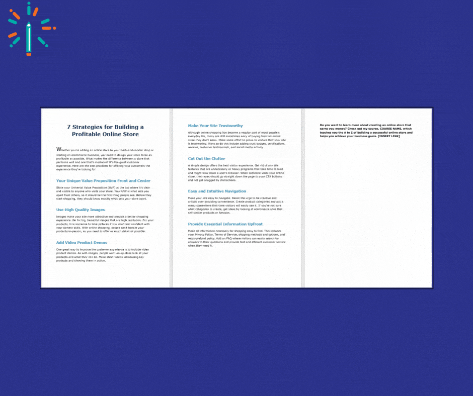 Online Store - Blog Post & Email Gif 10 Done-for-You Blog Posts & Emails: How to Start an Online Store