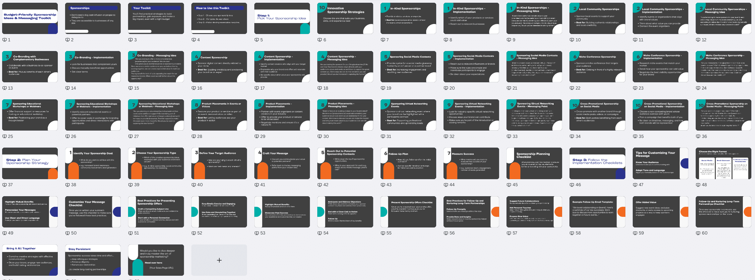 SponsorshipMktg_ToolkitSlides Budget-Friendly Sponsorship - Slides