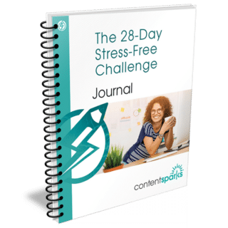 Your 28-Day Stress-Free Challenge - PLR Journal