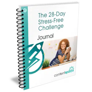 Your 28-Day Stress-Free Challenge - PLR Journal