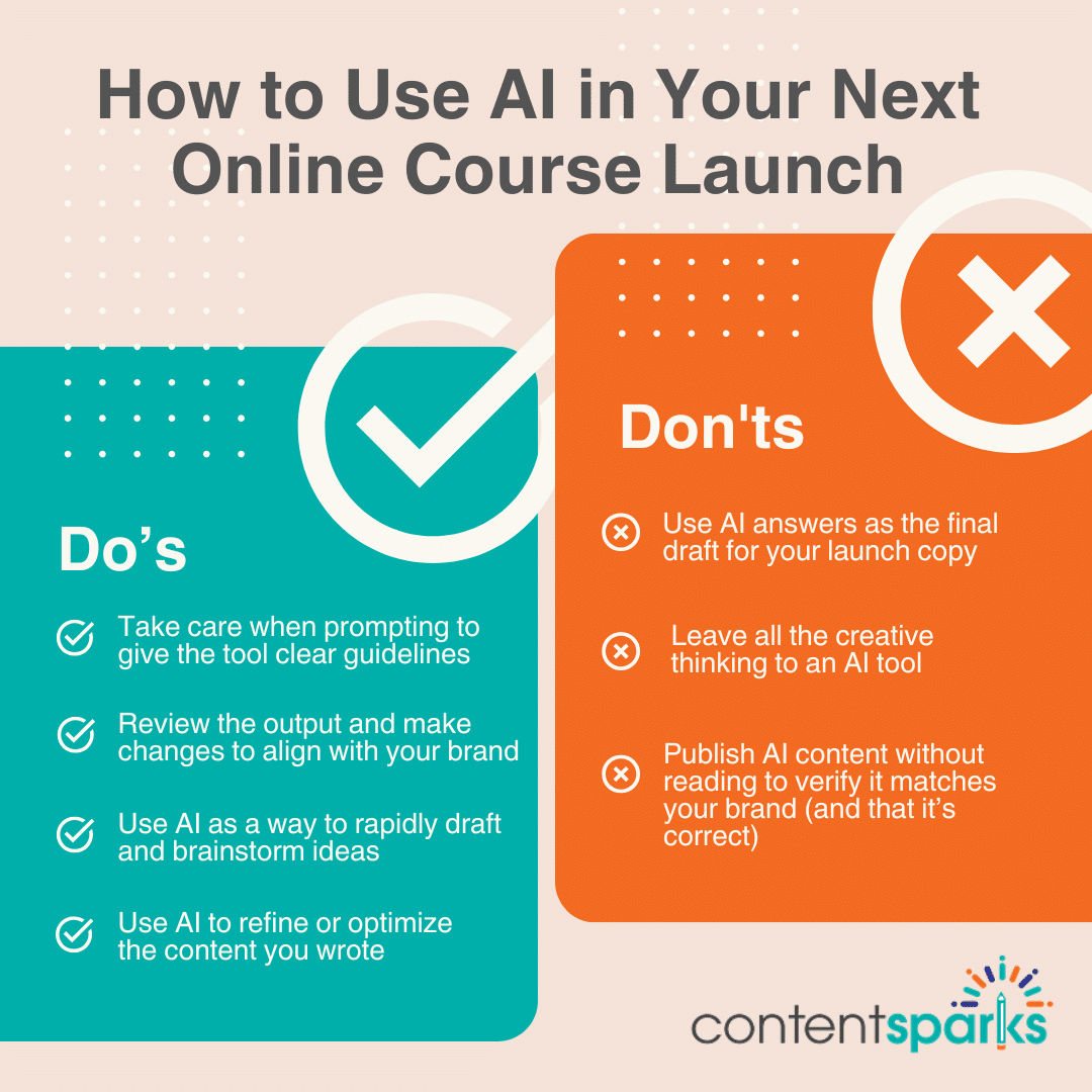 Blog Post - How to Use AI in Your Next Online Course Launch The Right Way to Use AI