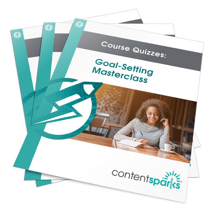 GoalSettingQuizzes_eCover3D Goal-Setting Masterclass - PLR Course Quizzes