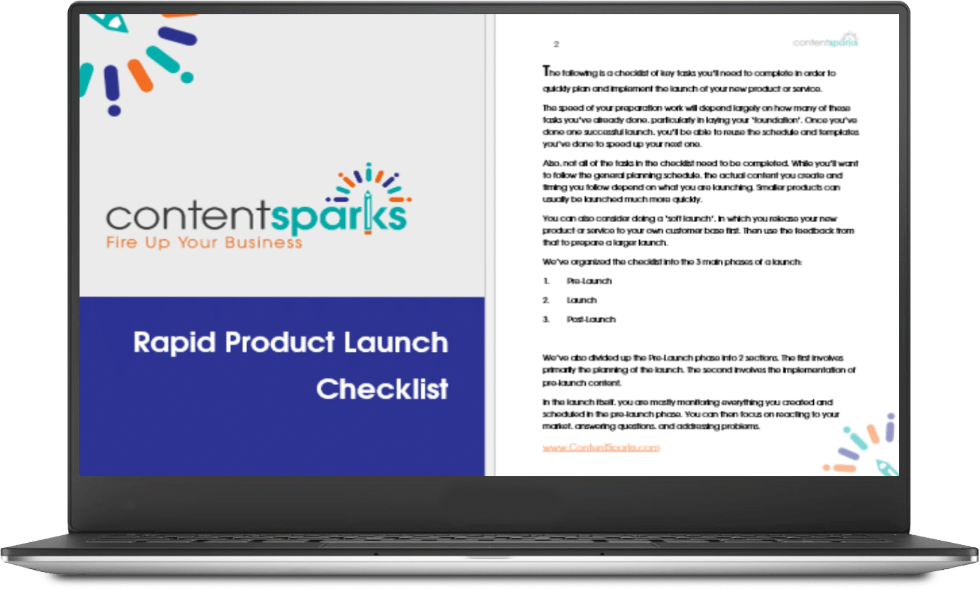 RapidLaunchChecklist_Laptop How to Launch a Digital Product: 7 Keys to Speedy Success