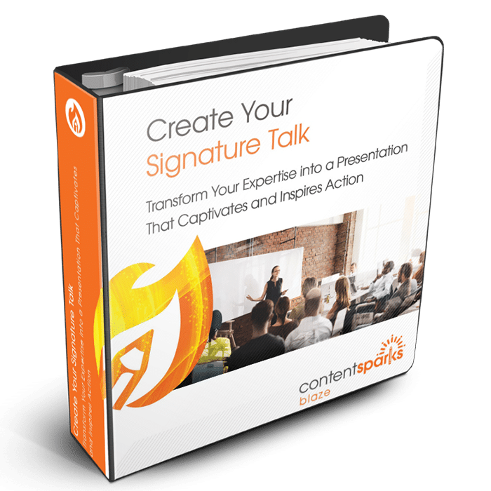 SignatureTalk_Blaze_3D Create Your Signature Talk PLR Course