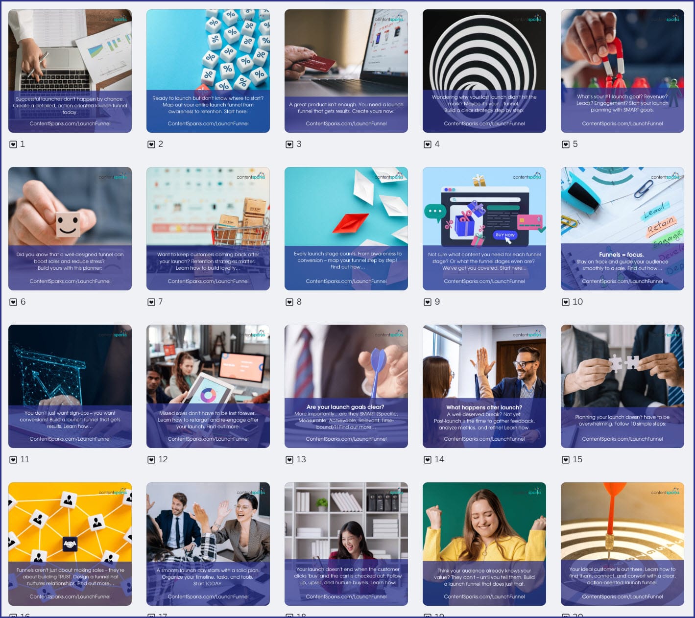 FunnelPlanner_SocialImages Map Your Launch Funnel PLR Planner - Social Media Images