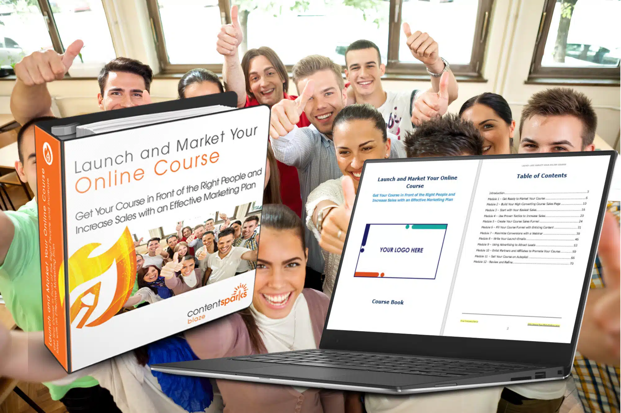 SalesPageCollage Launch and Market Your Online Course