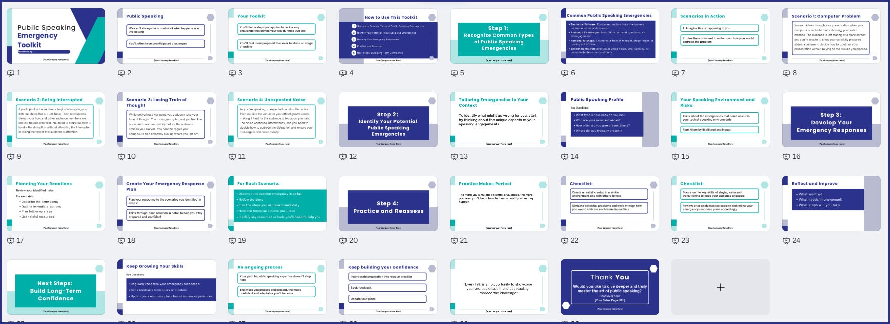 SignatureTalk_PublicSpeakingSlides Public Speaking Emergency Toolkit SLides