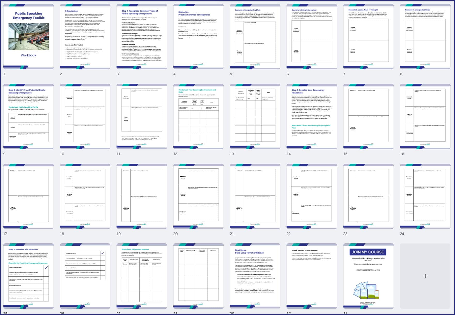 SignatureTalk_PublicSpeakingWorkbook Public Speaking Emergency Toolkit Workbook