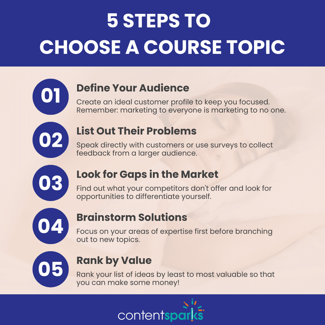 Blog Post - How to Choose a Course Topic How to choose a course topic