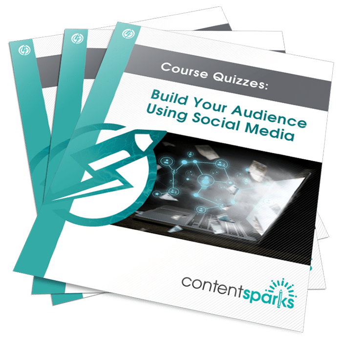 BuildAudienceQuizzes_eCover3D Build Your Audience Using Social Media PLR Course Quizzes