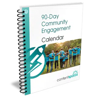 90-Day Community Engagement PLR Calendar