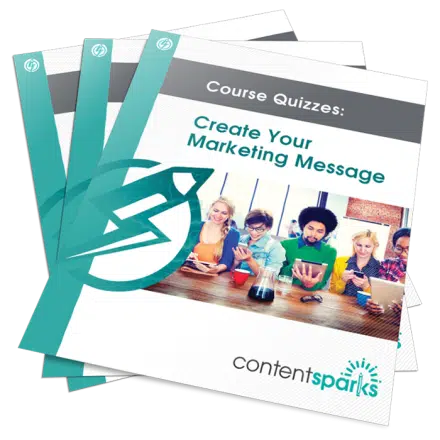 Create Your Marketing Message PLR Course Quizzes
