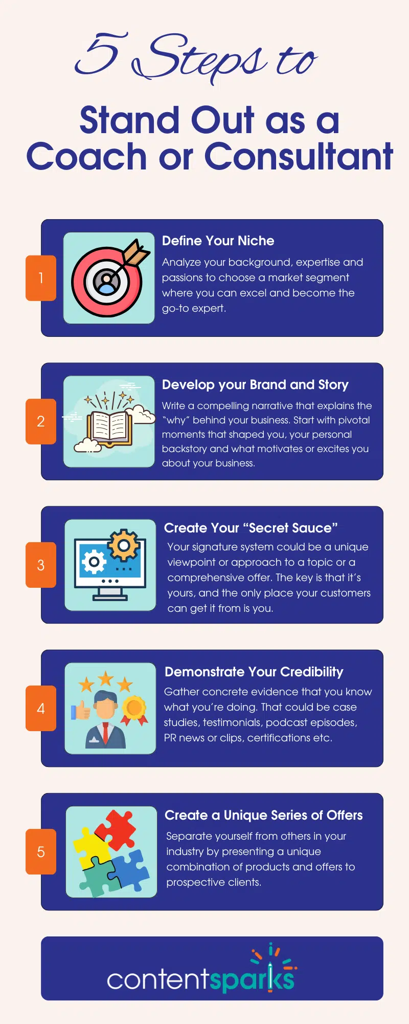 5 Steps to Stand Out as a Coach or Consultant
