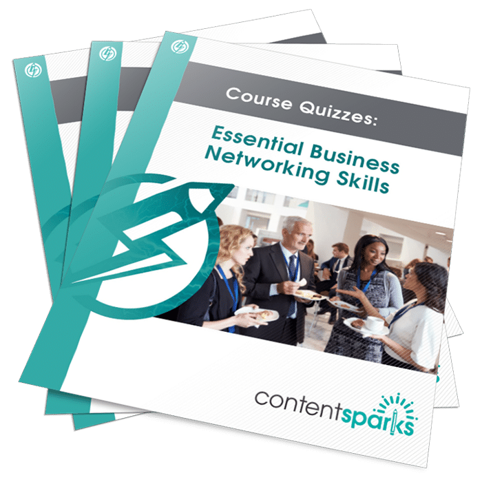 NetworkingSkillsQuizzes_eCover3D Essential Business Networking Skills PLR Course Quizzes