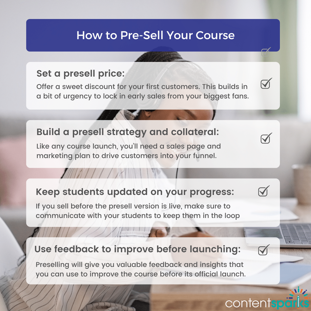 How to Pre-Sell Your CourseV2 How to Pre-Sell Your Course