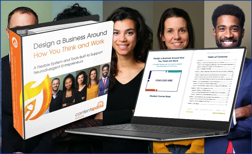 Neurodivergent_SalesPageCollage Neurodivergent Entrepreneur PLR Course
