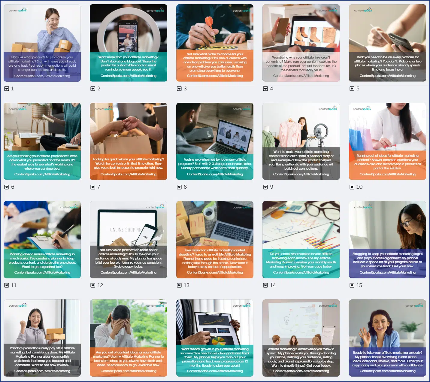 AffMktgPlanner_SocialImages Your Affiliate Marketing Content PLR Planner