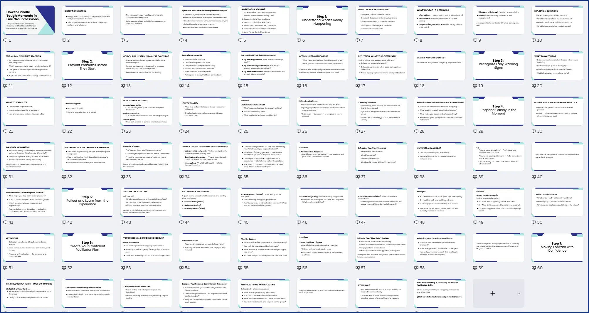 Icebreakers_TouchGroupsSlides How to Handle Tough Moments in Live Group Sessions - PLR Workbook SLides