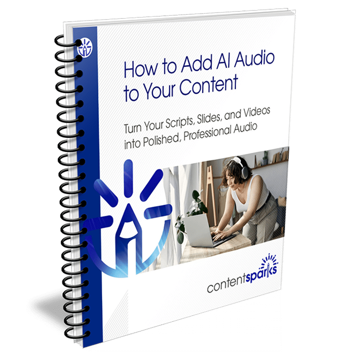 Add AI Audio to Your Content PLR Course