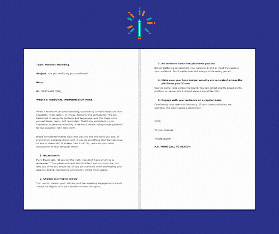 DFY Emails Personal Branding gif