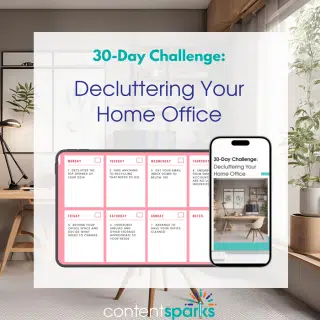30 Day Challenge: Decluttering Your Home Office